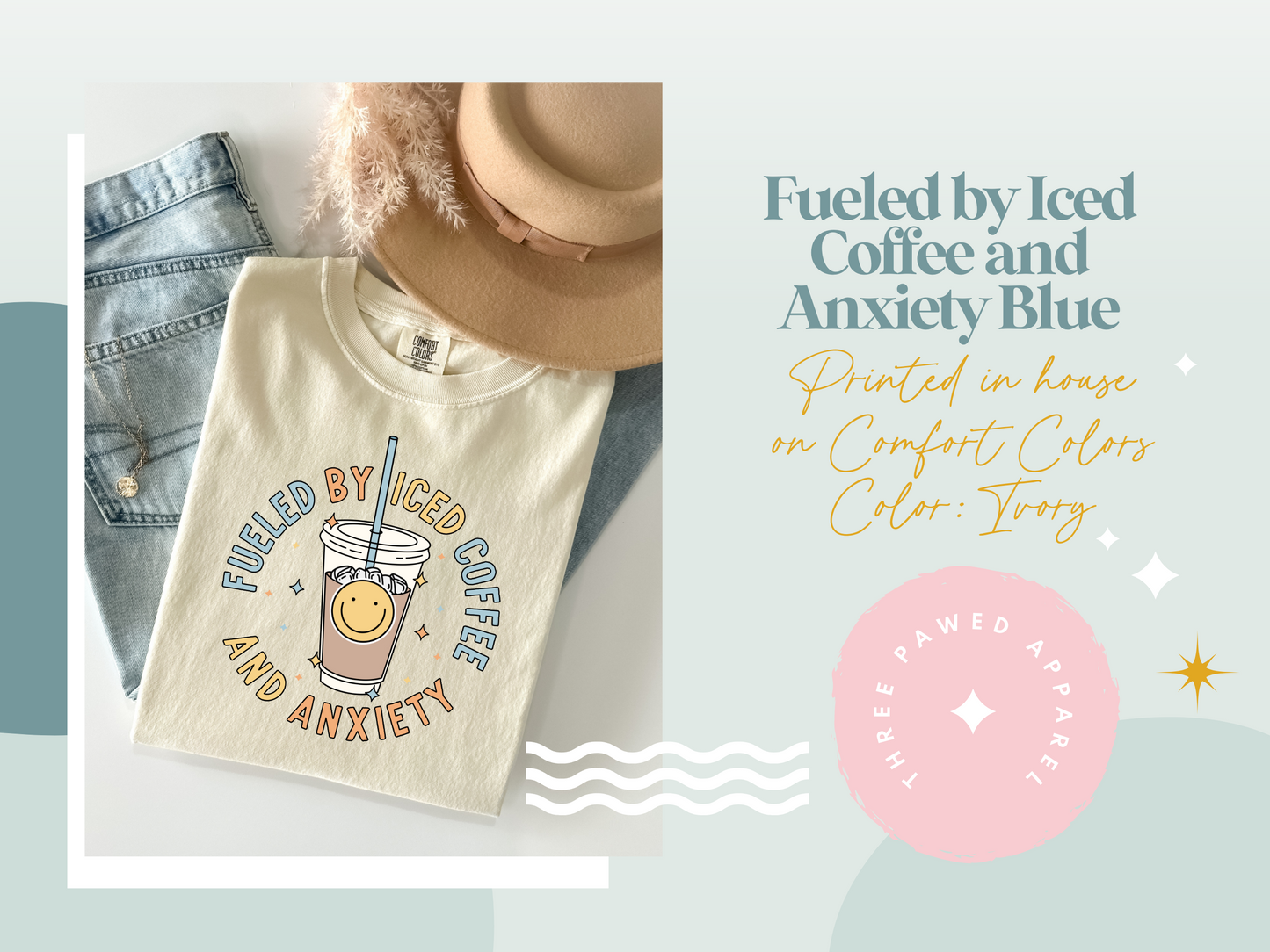 Fueled by Iced Coffee and Anxiety Blue